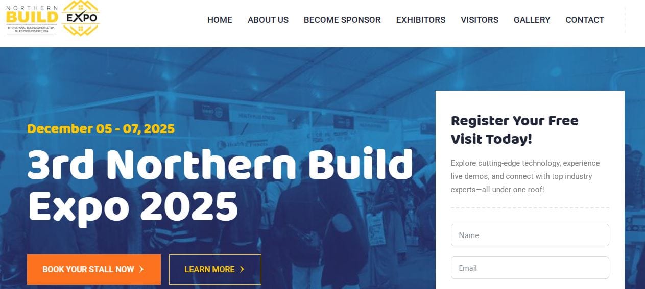 Mobile responsive exhibition website