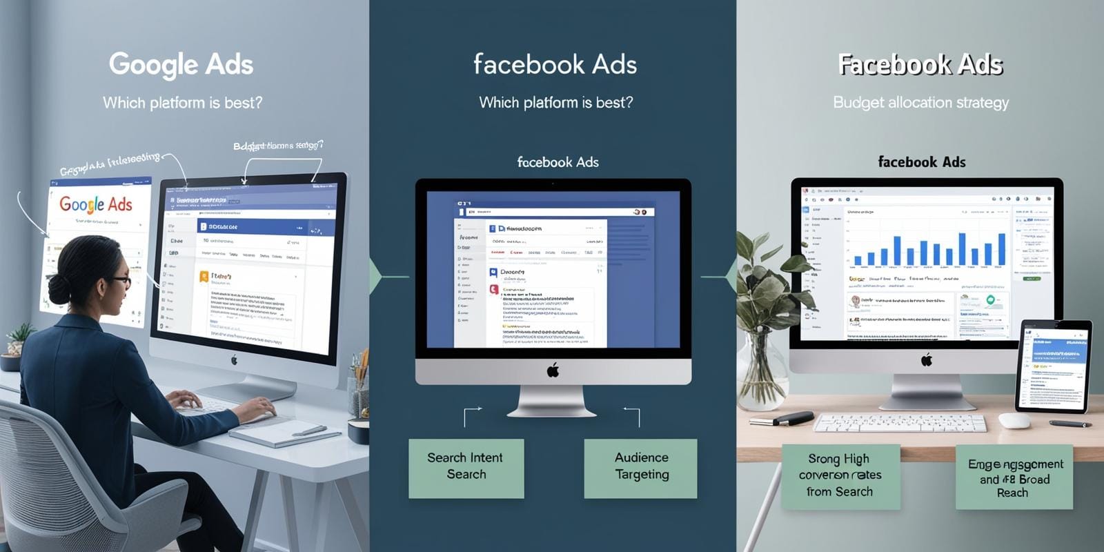 google vs facebook